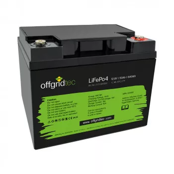 100Ah 12V LiFePo4 Pro Lithiumakku 12/100 1280Wh 12,8V Offgridtec