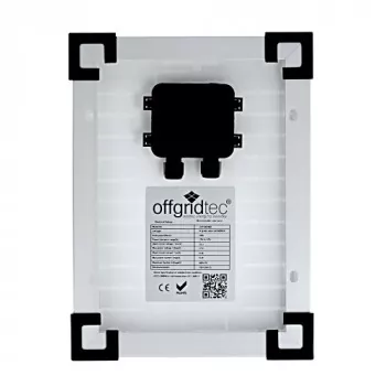 Rückseite 5W Solarmodul monokristallin