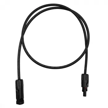 1m MC4 zu MC4 Verlängerungskabel 6mm² rot/schwarz