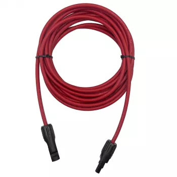 1m MC4 zu MC4 Verlängerungskabel 6mm² rot/schwarz