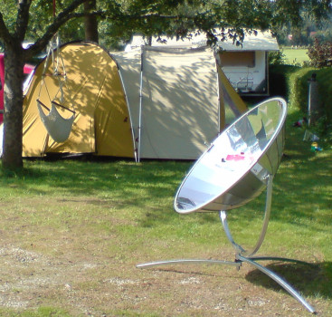 Camping Betrieb Solarkocher Premium 11