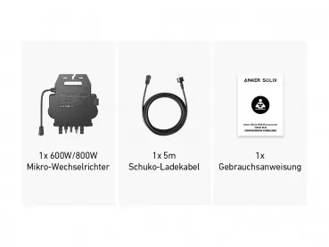 Anker SOLIX Solarbank E1600 Solarstromspeicher mit MI80 Mikroinverter