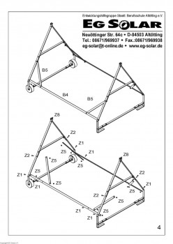 Gestell SK11 Solarkocher