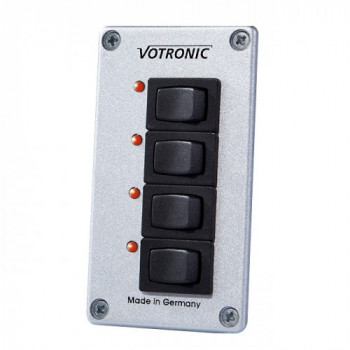 Votronic 1288 Schalter-Panel 4 S 8A mit LED Control