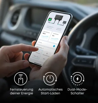 Anker SOLIX App: Fernsteuerung, automatisches Start-Laden und Dual-Mode-Schalter