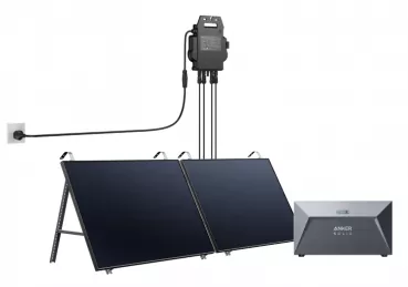 Anker SOLIX Balkonkraftwerk 2× RS40P Panel 445W, Mikro-Wechselrichter 600W/800W