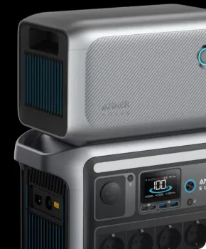 Anker SOLIX C1000 mit gestapeltem Erweiterungsakku BP1000 – Kapazität bis 2112 Wh