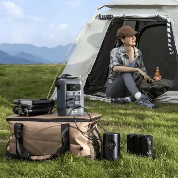 Outdoor Stromversorgung - Anker Solix Set C300x DC Powerstation mit 1x 100W Solarpanel PS100