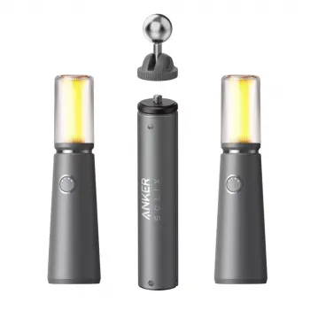 Anker Solix C800 Plus abnehmbare LED-Campinglampen Detailaufnahme