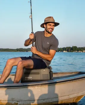 Anker SOLIX EverFrost 2 23L Bootfahrer- und Angler-Einsatz auf dem Boot