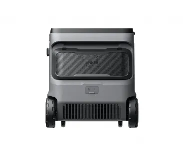 Anker SOLIX EverFrost 2 23L Rückseite mit Akku-Schacht und Frostflow-Lüftungsgitter