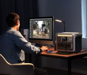 Notstromversorgung Anker Solix C1000 - 1800W LiFePO4-Powerstation mit 1056Wh