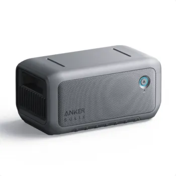 Anker SOLIX BP2000 Gen2 Erweiterungsakku seitlich – Anschlussseite mit Expansion-Port