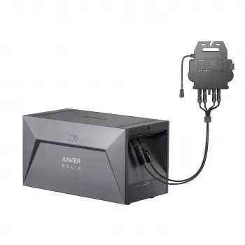 Anker SOLIX Solarbank E1600 Solarstromspeicher mit MI80 Mikroinverter