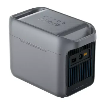 Rueckseite der Anker SOLIX C1000 Powerstation aus dem Set 1056Wh mit XT60-Solareingang