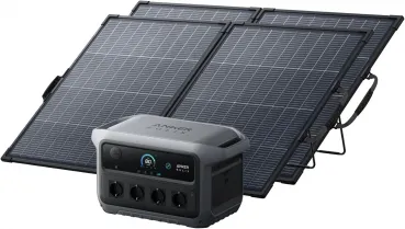 C2000 Gen 2 mit Solarpanels lädt auch den Anker SOLIX BP2000 Gen 2