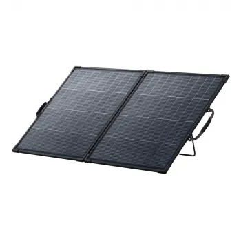Faltbares Solarpanel 200W bifazial Anker SOLIX PS200 aufgestellt – Produktansicht