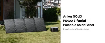 Anker SOLIX PS400 mit Powerstation im Garten Solarladung Camping | PS400 – mit Powerstation