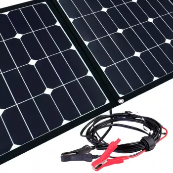Batterie-Anschlusskabel für Solarmodul faltbar