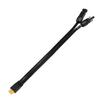 Superflaches Kabeldesign des Offgridtec XT60 auf PV-Stecker Verbindungskabels