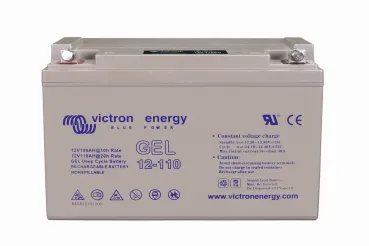 Gel-Batterie 12V 110Ah Victron Deep Cycle – Schrägansicht