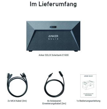 Anker Solix Solarbank E1600 für Balkonkraftwerke