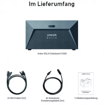 Anker Solix Solarbank E1600 für Balkonkraftwerke