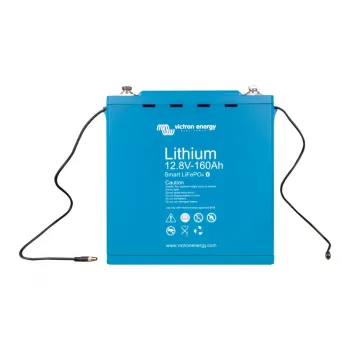 Victron Smart LiFePO4 Akku 12,8V 160Ah Frontalansicht mit Typenschild