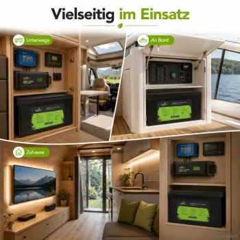 LiFePO4 Akku 12V 314Ah Einsatz in Wohnmobil Boot und netzferner Inselanlage
