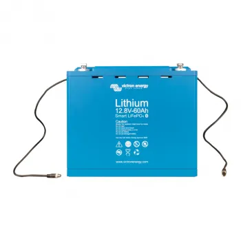 Victron Smart LiFePO4 Akku 12,8V 60Ah Frontalansicht mit Typenschild