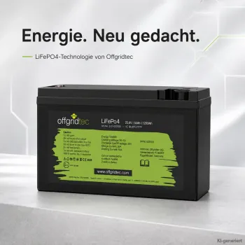 LiFePO4 Akku 24V 50Ah Offgridtec Lithium-Eisenphosphat-Akku im Produktumfeld