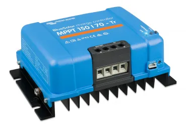 Victron BlueSolar 150/70-Tr Seitenansicht links mit Kuehlkoerper-Rippen