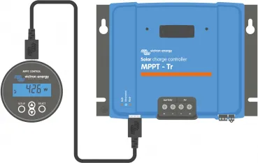 Optionales MPPT Control Display am Victron BlueSolar 250/100-Tr VE.Can