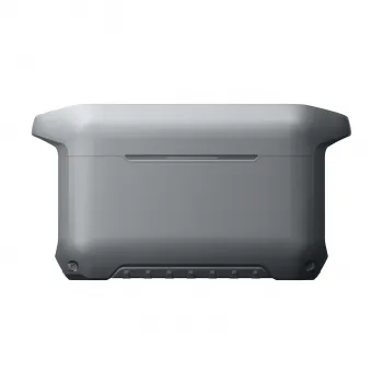 Anker SOLIX C2000 Gen 2 Rueckseite frontal silbernes Gehaeuse mit Tragegriff