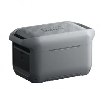 Anker SOLIX C2000 Gen 2 Rueckseite schraeg mit AC-Ladebuchse und Expansionsanschluss