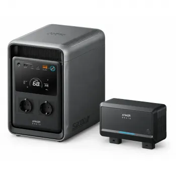 Powerstation Set 2000Wh – Anker SOLIX S2000 mit Alternator Charger für 400 W Laden während der Fahrt