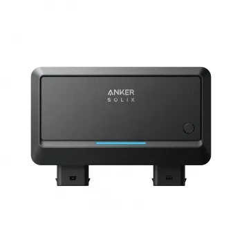 Anker SOLIX Alternator Charger frontal mit Anschlüssen und Logo
