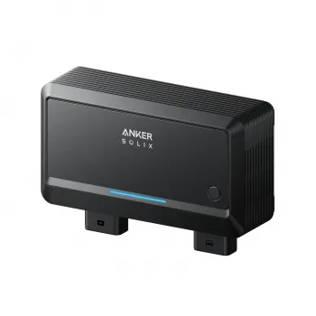 Anker SOLIX Alternator Charger 800 W Schrägansicht mit LED