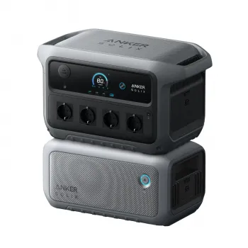 Powerstation Set 4096Wh: Anker SOLIX C2000 Gen 2 mit BP2000 Gen 2 gestapelt