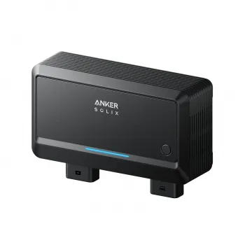 Anker SOLIX Alternator Charger 800W - Schraegansicht mit LED