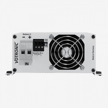 Rückseite Votronic 3311 12V zu 24V 25A B2B Ladewandler VCC 1224-25 IUoU