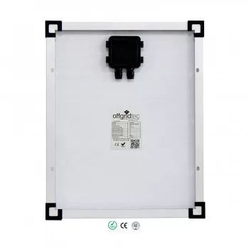 Rückseite 20W Solarmodul 36V für 24V-Systeme