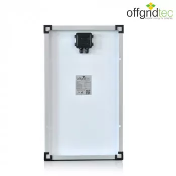 Rückseite 30 Watt Solarpanel mono