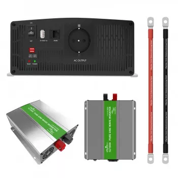 12V DC auf 230V AC Sinus Wechselrichter Offgridtec