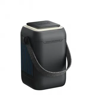 Anker SOLIX C300X DC Rückseite mit Anschlüssen und Lüftung