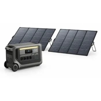 Solargenerator Set 3072Wh – Anker SOLIX F3000 Powerstation mit zwei PS400 bifazial Solarpanels 800 W