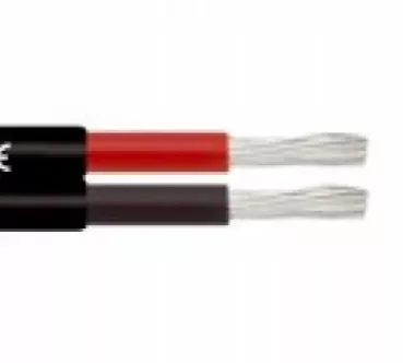 Solarkabel 2x10mm² PV1-F Zweiadriges Solarkabel Schwarz Offgridtec