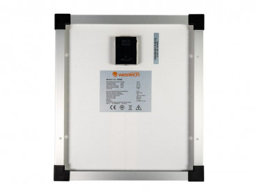 Rückseite 10 Watt Solarpanel 12V monokristallin CL-10 WM