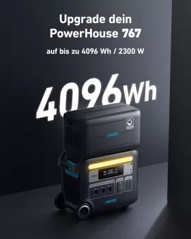 Anker 760 Powerstation Erweiterungsakku 2048Wh für Powerhouse 767