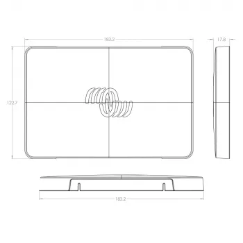 Victron GX Touch 70 Schutzabdeckung für 7 Zoll Display - Detail